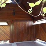 Poolside Gazebo Stain